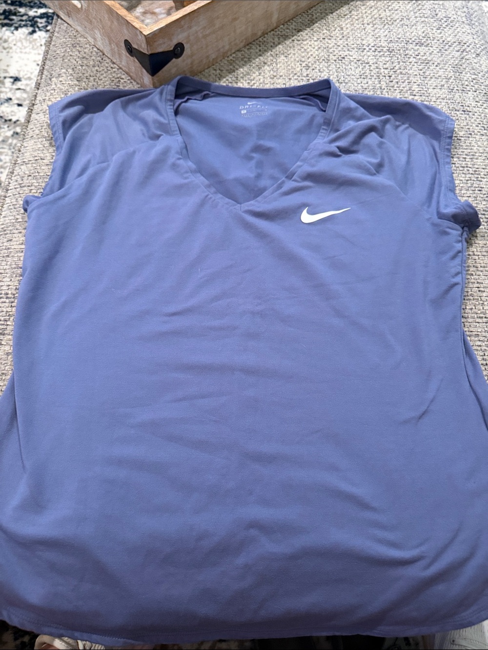 Nike Women's Lavender V-Neck Athletic Tank